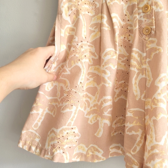 Zara Button Front Floral Print Romper - Picture 6 of 10